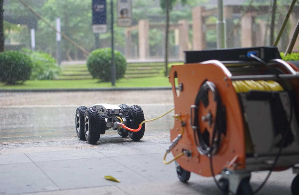 285江南水泥厂管道检测机器人